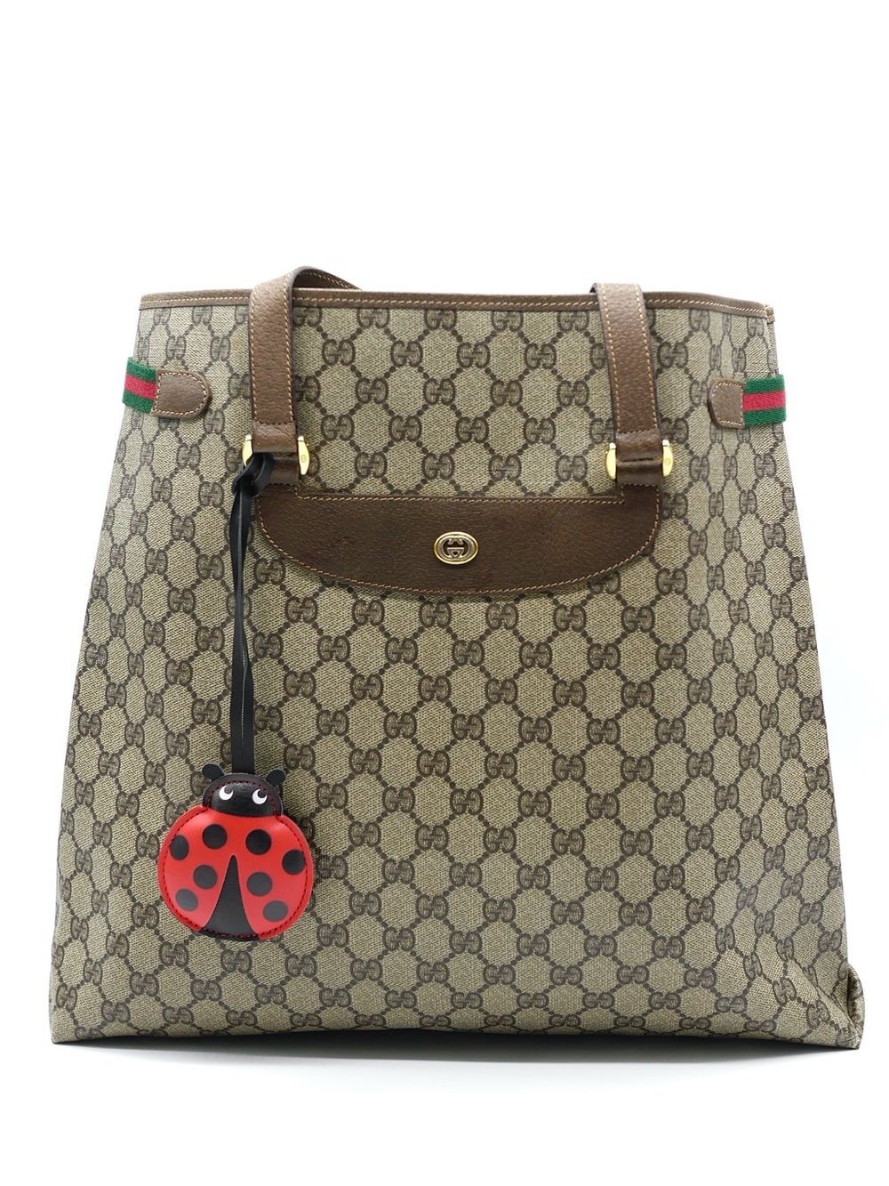 🍓GUCCI GG PVC Sherryline Shoulder Bag